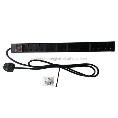 다른 PDU 전력 분배 소켓 단위 7 가지 방식 EU 표준 소켓 및 USB 충전