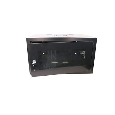 OEM 서버 블랙 콜드 롤 스틸 6U 9U 12U 15U 18U 22U 27U 유리 문과 함께 벽에 장착 된 네트워크 캐비닛