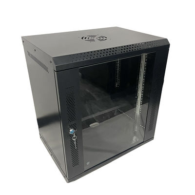 SPCC 콜드 롤 스틸 19 인치 월 마운트 DDF 네트워크 랙 12u OEM ODM