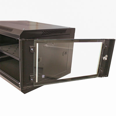 OEM 서버 19인치 GCabling 장치 통신 데이터 벽 상자 유리 문과 함께 미니 서버 랙