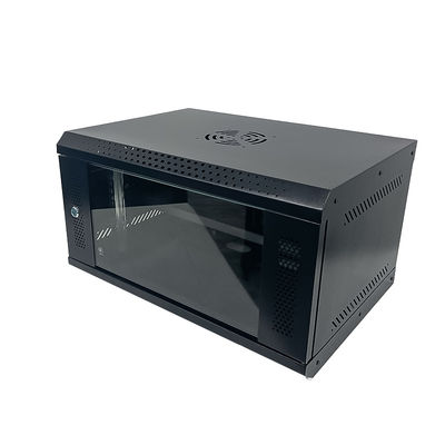 유리 문과 환기 장막과 함께 개인 Mold 4U 벽 장착 네트워크 서버 캐비닛