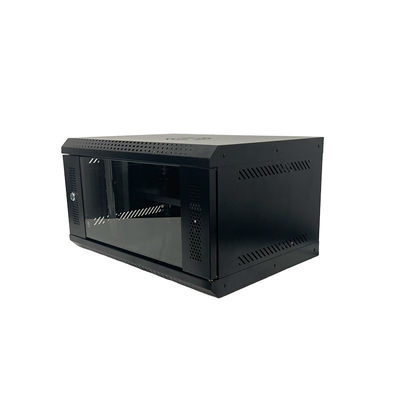 유리 문과 환기 장막과 함께 개인 Mold 4U 벽 장착 네트워크 서버 캐비닛
