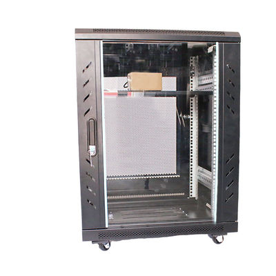선택적인 OEM 서비스와 지상 서있는 18u 크기의 금속 서버 랙