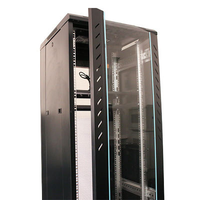 600*600 유리문 CCTV 캐비닛 네트워크 랙 캐비닛 42U 옵션 OEM 서버 제공