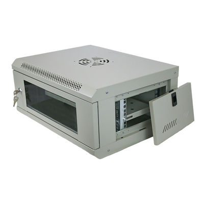OEM 4U 서버 랙 캐비닛 19 인치 벽에 장착 된 SPCC 냉 겹겹이 쌓았어 강철 네트워크 캐비닛