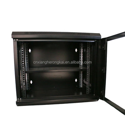 서버 룸 벽에 장착 된 데이터 서버 캐비닛 19 인치 레이크 OEM 서버를 가진 서버