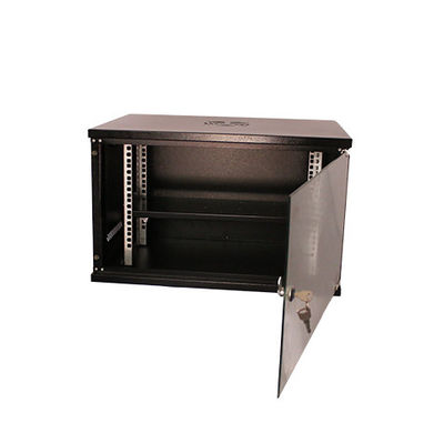 6U 벽에 장착 된 네트워크 캐비닛 서버 옵션 OEM 서비스와 두 개의 잠금 키