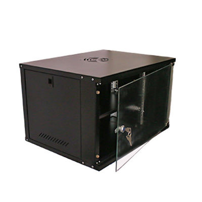 6U 벽에 장착 된 네트워크 캐비닛 서버 옵션 OEM 서비스와 두 개의 잠금 키