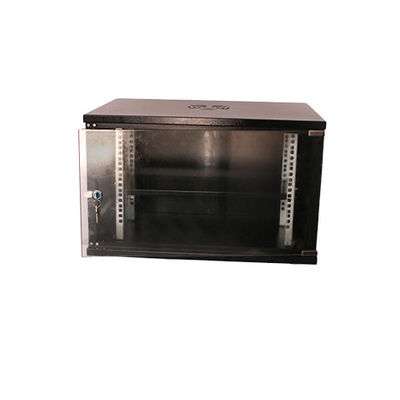 6U 벽에 장착 된 네트워크 캐비닛 서버 옵션 OEM 서비스와 두 개의 잠금 키